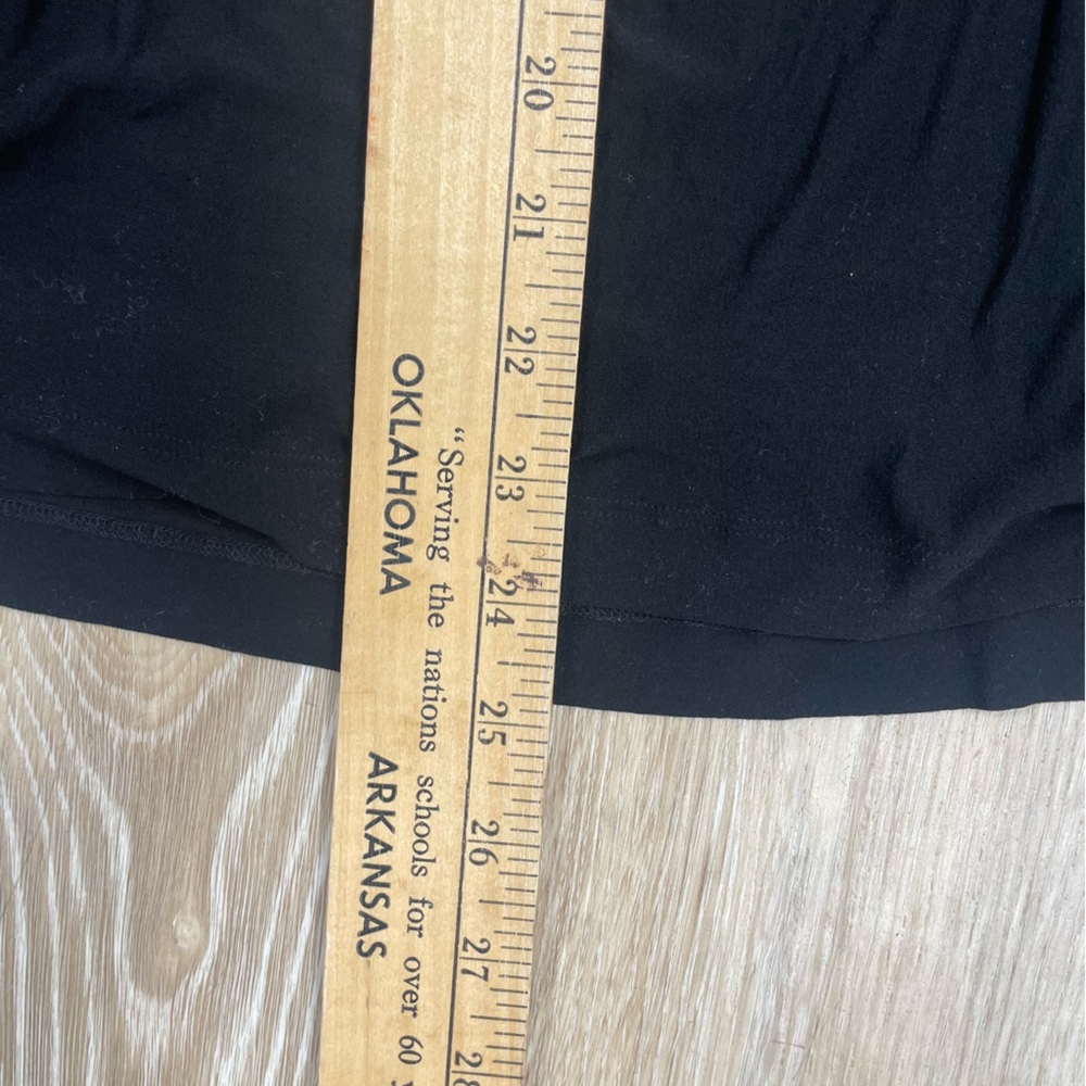 Eileen Fisher Black Gathered Skirt, size large - Picture 3 of 5